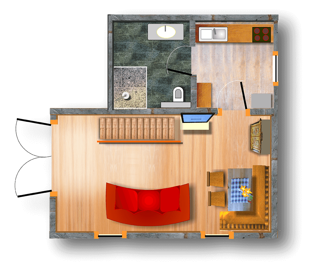 grundriss-eg_ferienwohnung-ferienscheune_fichtelgebirge-bayern_kurzurlaub